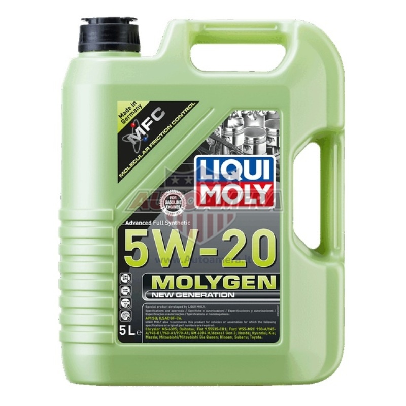 Variklio alyva 5W-20 Liqui Moly, 5 l