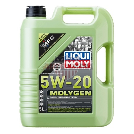 Variklio alyva 5W-20 Liqui Moly, 5 l