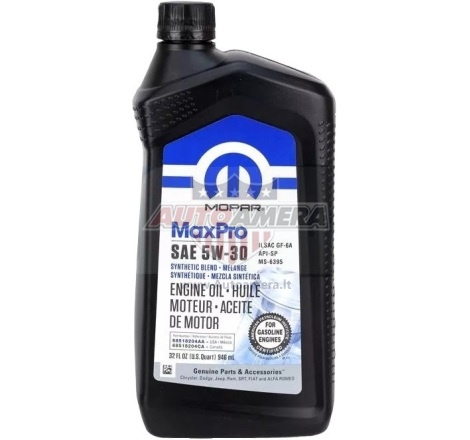 Variklio alyva 5W-30 Mopar, 946 ml