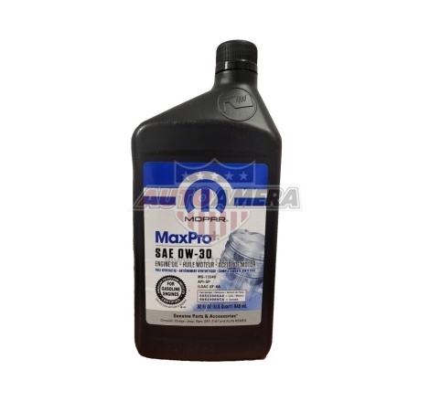 Variklio alyva MOPAR MaxPro SAE 0W-30 API SN PLUS ILSAC GF-5, 0,946 l
