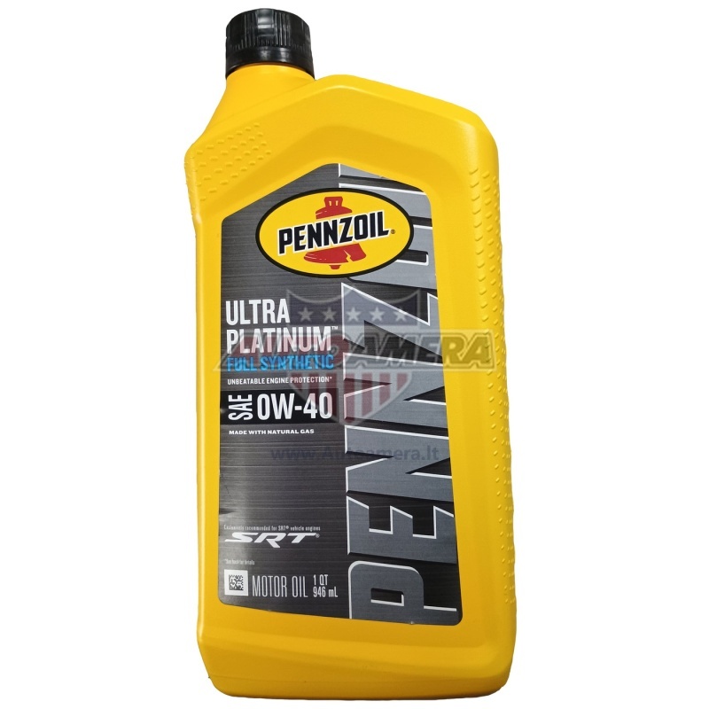 PENNZOIL ULTRA PLATINUM 0W-40, 0,946 l