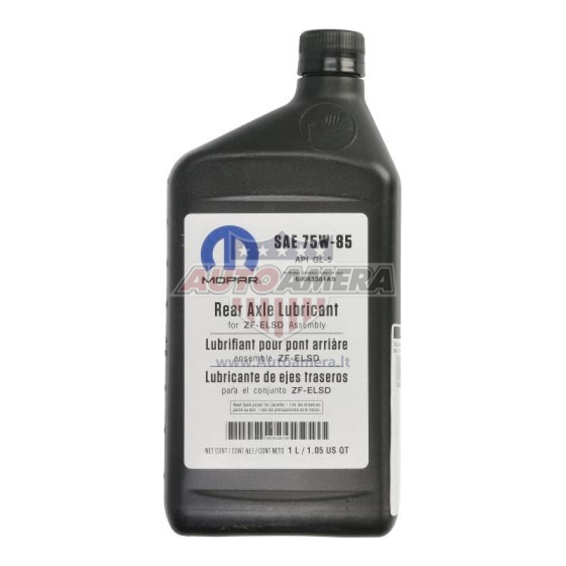 Tiltų alyva Mopar SAE 75W-85 ZF-ELSD, 0,946 l