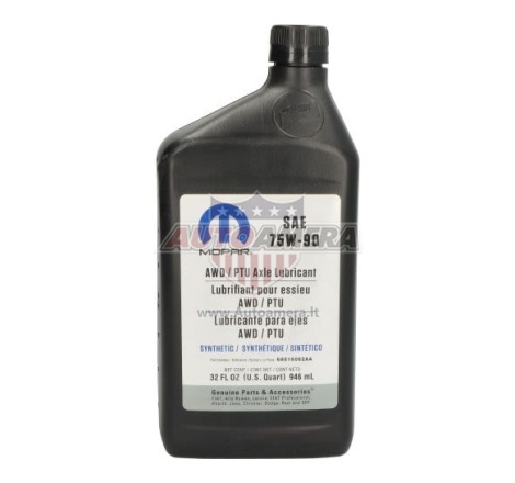Tiltų alyva Mopar SAE 75W-90/ AWD PTU, 0,946 l