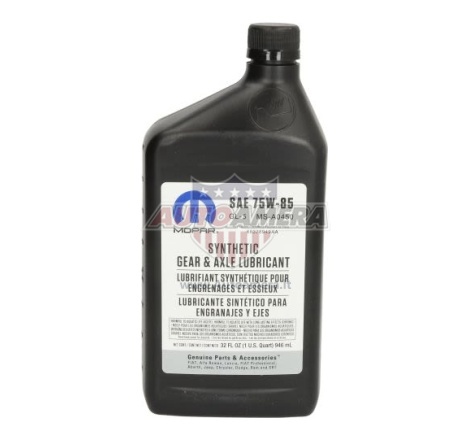 Tiltų alyva Mopar Jeep JL new Wrangler, 0,946 l