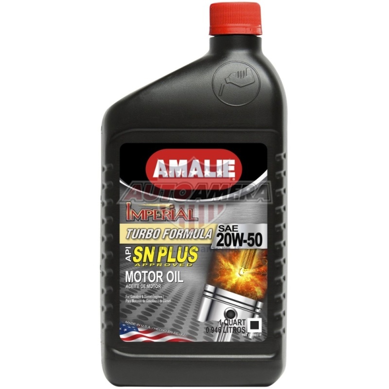 AMALIE IMPERIAL TURBO FORM 20W-50, 1 QUART (0,946L)