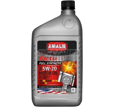 Variklio alyva AMALIE ELIXIR FULL SYNT 5W-20 DEXOS 1, 1 QUART