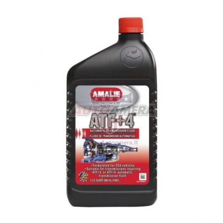 Pavarų dėžės alyva AMALIE FLUID TRANS ATF+4, 1 QUART (0,946L)