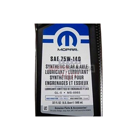 Transmisijos alyva 75W-140 Mopar
