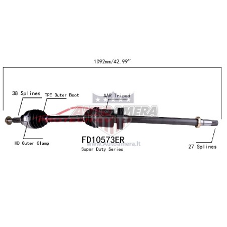DRIVE SHAFT (AXLE SHAFT)