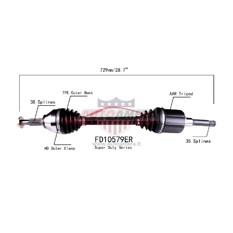 DRIVE SHAFT (AXLE SHAFT)