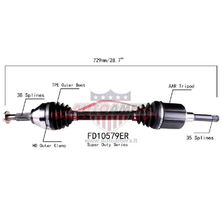 DRIVE SHAFT (AXLE SHAFT)