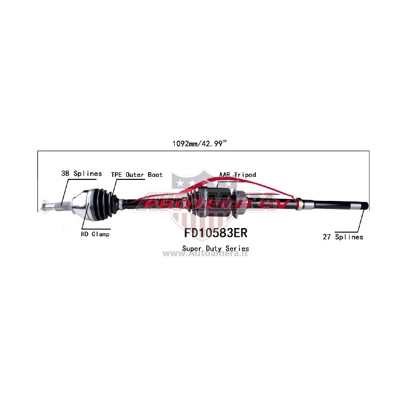DRIVE SHAFT (AXLE SHAFT)