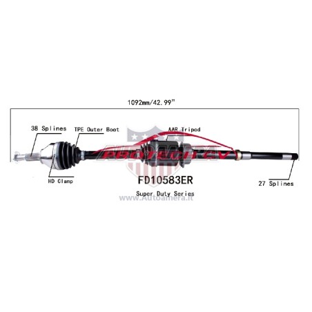 DRIVE SHAFT (AXLE SHAFT)