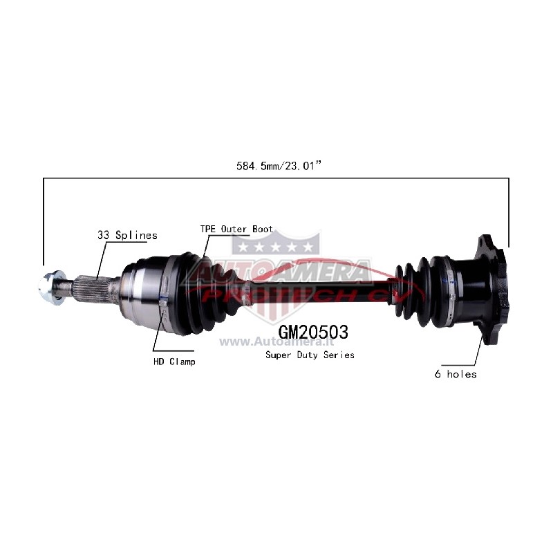 DRIVE SHAFT (AXLE SHAFT)