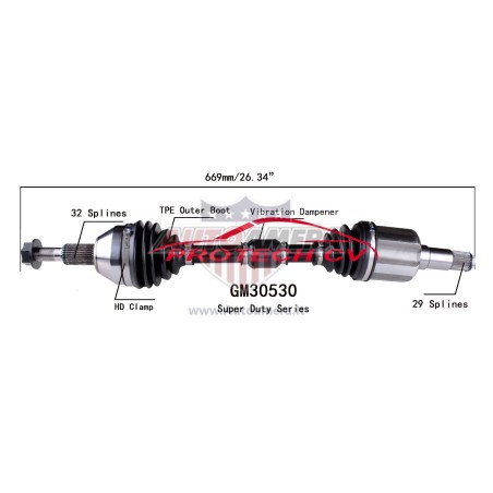 DRIVE SHAFT (AXLE SHAFT)