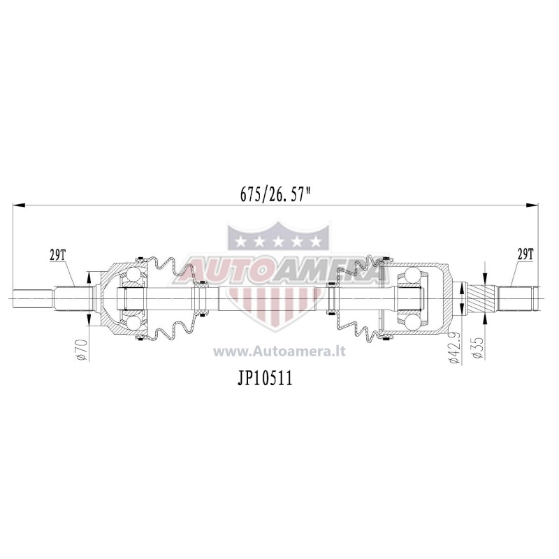 DRIVE SHAFT (AXLE SHAFT)